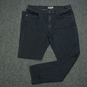 Travis Mathew Jeans Mens 36x33 Blue 5 Pocket Straight‎ Denim Dark Wash
